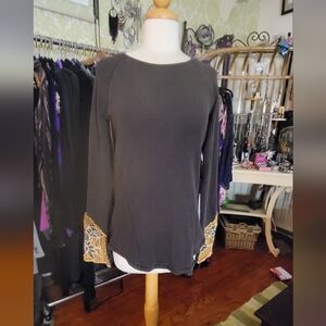 free people embroidered thermal